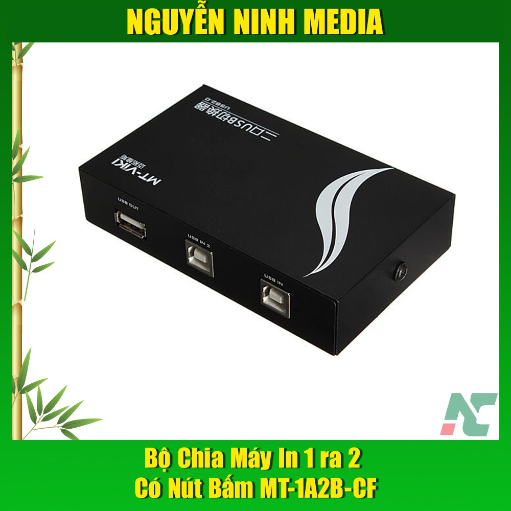 Bộ chia máy in 1 ra 2 có nút bấm MT-1A2B-CF