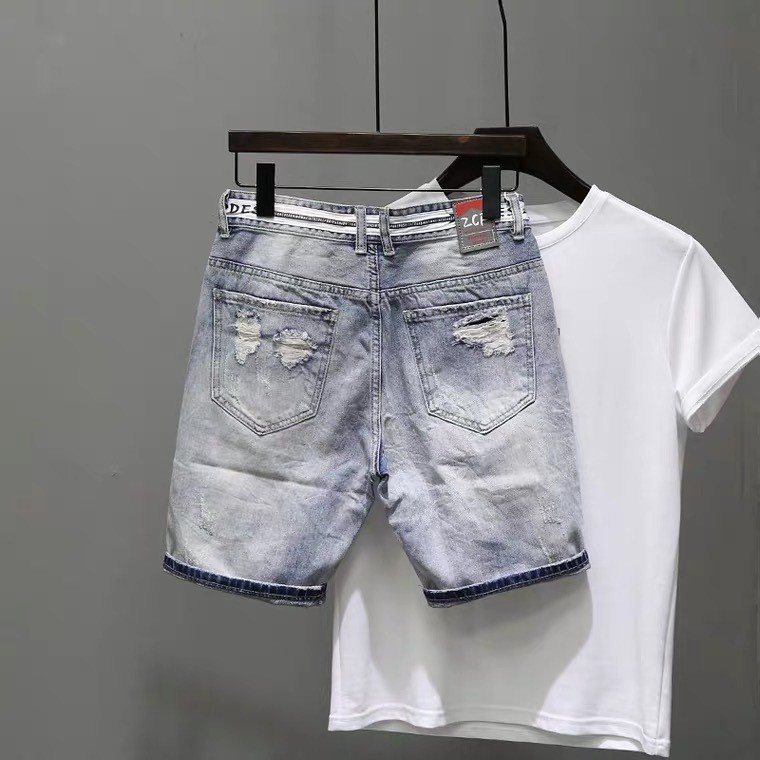 Quần Short , Quần Sọt Jean Nam Clend Fashion Chất Liệu Demin Co giãn Thoáng Mát Thời Trang Cao Cấp KV60