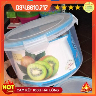 Hộp tròn thực phẩm khóa 4 cạnh