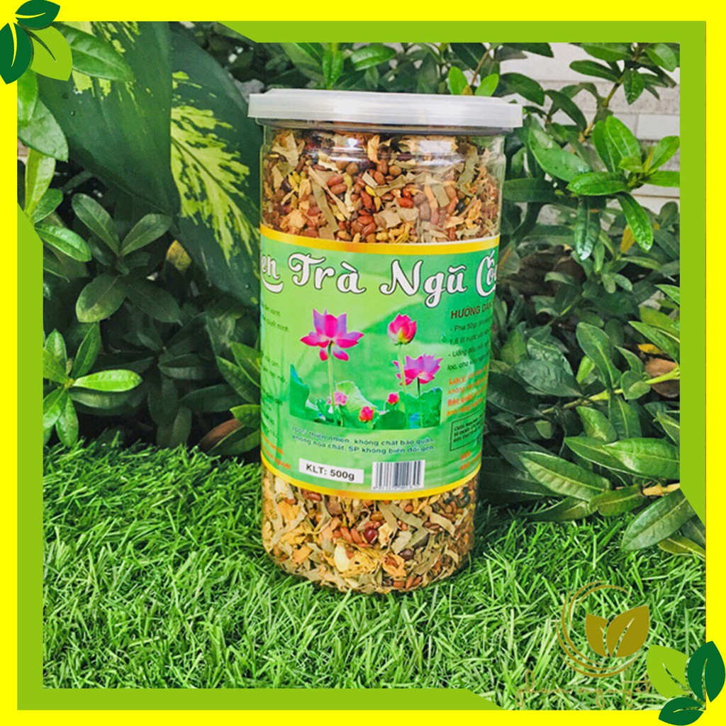 Trà sen ngũ cốc 🍃 hộp 500g 🍃 Là sự kết hợp hoàn hảo các hạt và hoa lá tự nhiên, thanh lọc cơ thể, thải độc🍃 | BigBuy360 - bigbuy360.vn