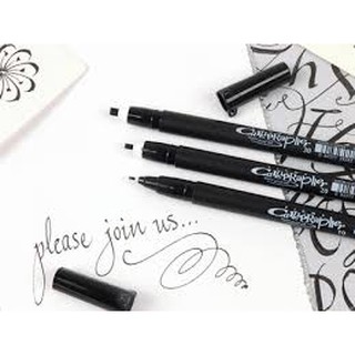 [ TÂM TÂM ]-Bút Pigma Calligrapher Sakura (Đầu vuông - Hàng Nhật)-