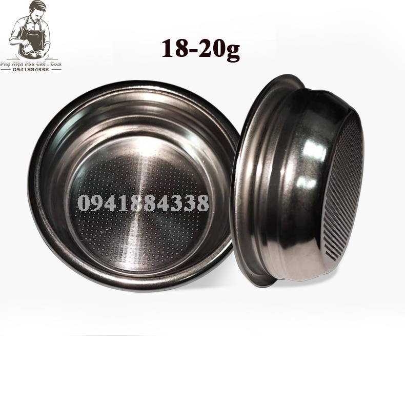 Giỏ Lọc Đơn Đôi 58mm - Basket 58mm - Linh Kiện Máy Pha Cà Phê