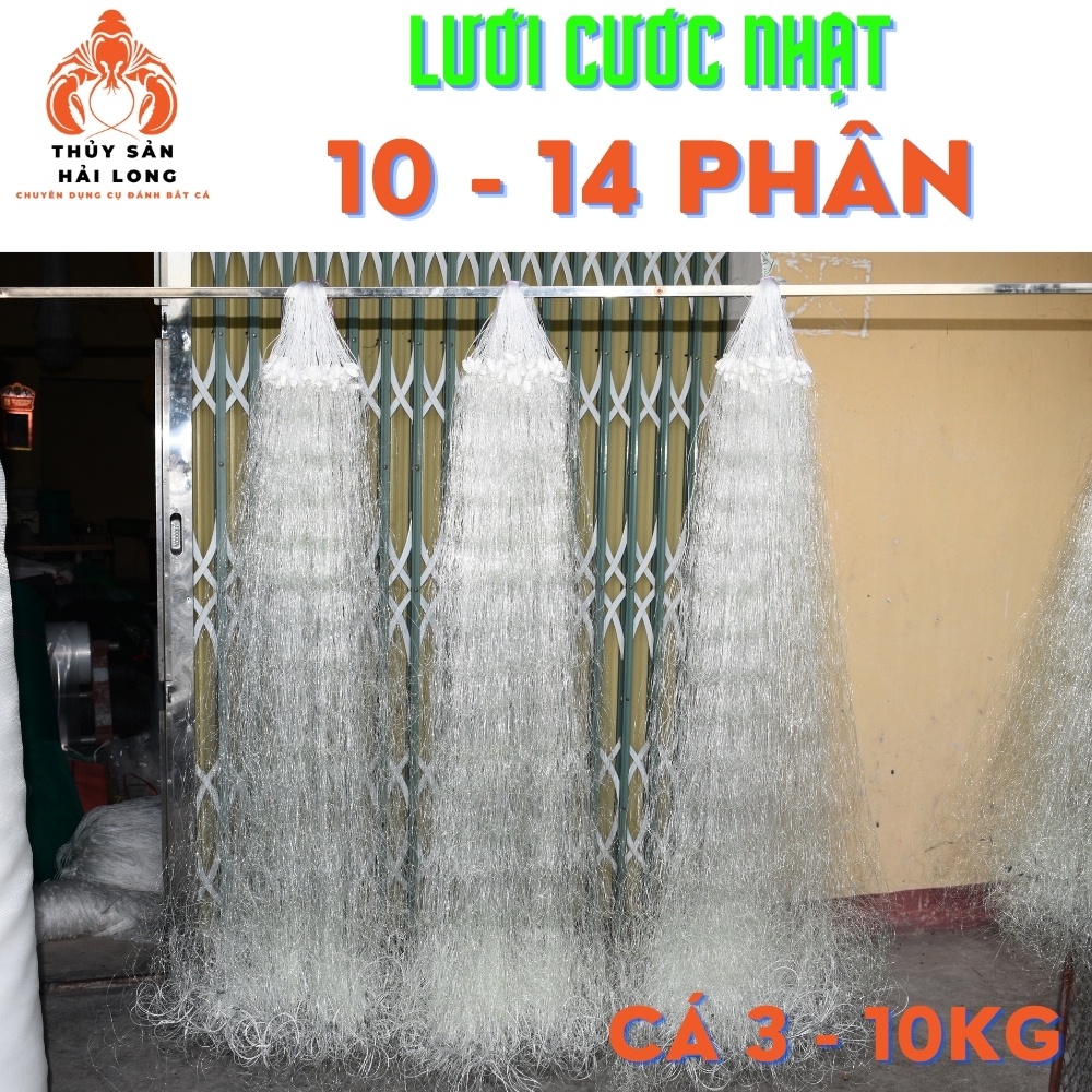 LƯỚI BÉN 3 MÀN CAO 1M, LƯỚI ĐÁNH CÁ cước nhật sợi to - then 5,6,7