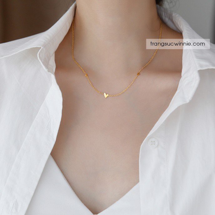 Dây chuyền nữ titan Triheart