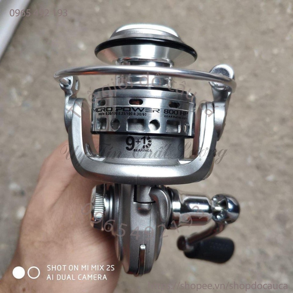 Máy câu lure mương suối size 800 ( rẻ vô địch )