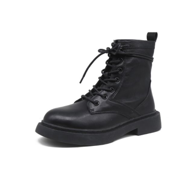 [E'mer Order 💎] T88 Giày Da Nữ Cổ Cao 5 Phân Quảng Châu Da Mềm Siêu Ngầu Hot Hit | BigBuy360 - bigbuy360.vn