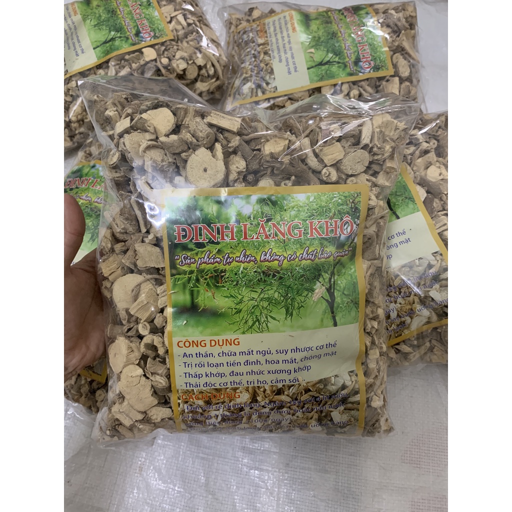 Đinh lăng khô , rễ đinh lăng phơi khô thơm nức mũi, rối loạn tiền đình, thiếu máu, hoa mắt, chóng mặt