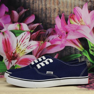 Giày Van Classic Cổ Thấp Xanh Đậm