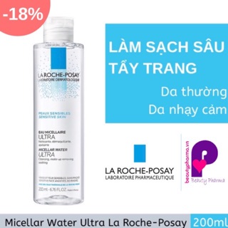 Nước tẩy trang La Roche Posay Micellar Water Ultra cho da nhạy cảm_In.box tư vấn