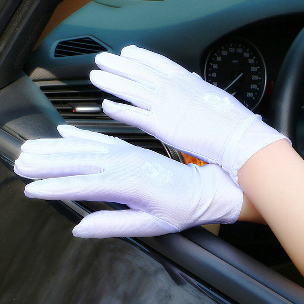 Găng Tay Chống Tia Uv Thêu Hoa Thời Trang Cho Nữ