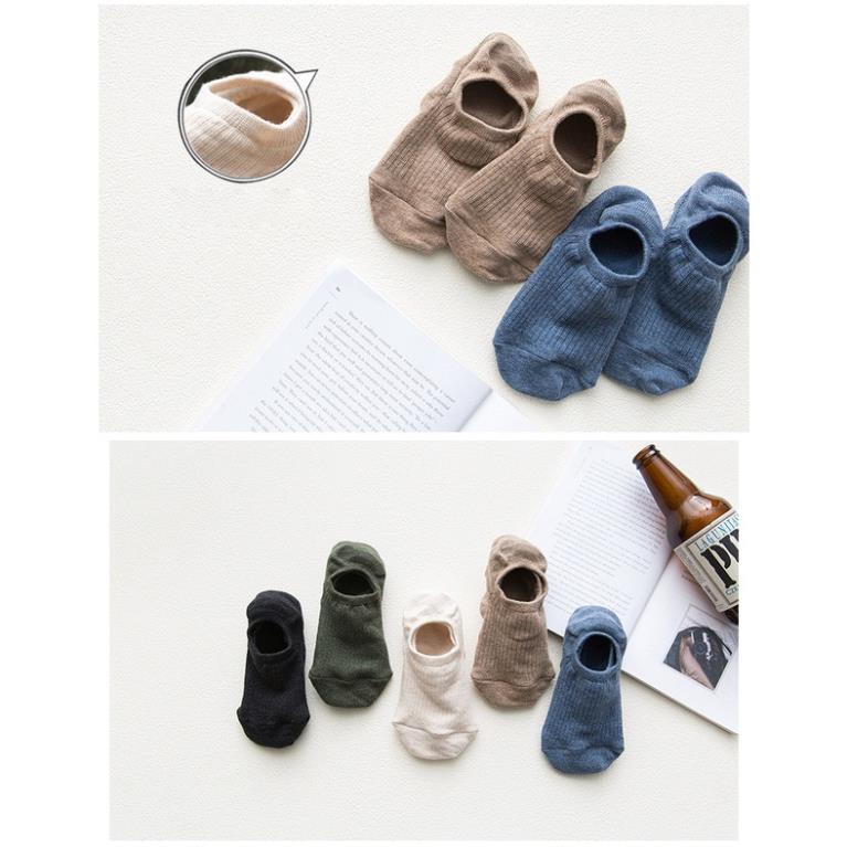 Tất vớ nam nữ MILASO tất cổ ngắn co giãn đi giày búp bê, giày thể thao chạy bộ, tập gym đa năng nhiều màu FAS-001320