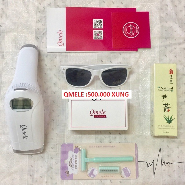 MÁY TRIỆT LÔNG VĨNH VIỄN MINI QMELE IPL 500.000 XUNG [kèm Serum Dưỡng Da]