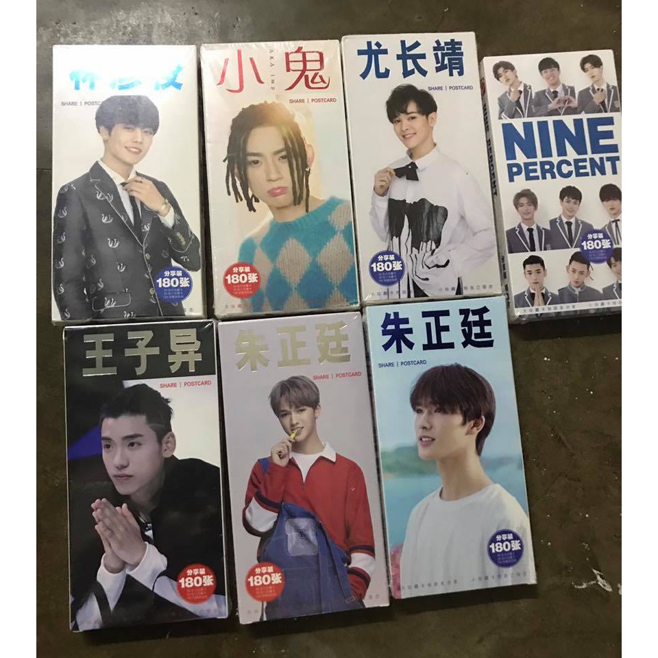 (10 Idol Nam Trung) Postcard Dương Dương lý dịch phong thái từ khôn bạch kính đình hầu minh hạo