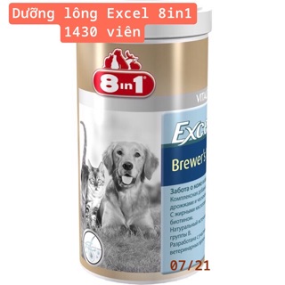 Dưỡng lông excel 8in1 lọ 1430 viên