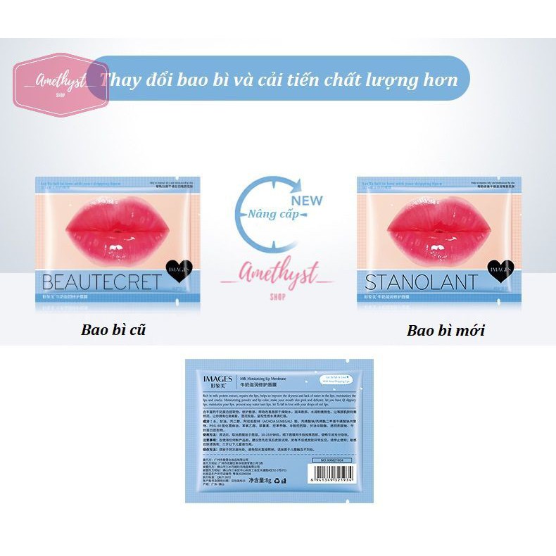 COMBO 50 Miếng Mặt Nạ Môi Images - Collagen Lips Moist Mask