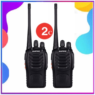 2 Bộ đàm Baofeng BF-888S (Gọi xa 1-5Km), tùy điều kiện môi trường