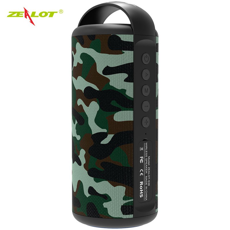 ZEALOT S36 Bluetooth Speaker 3D Stereo Support FM TF Card