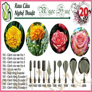 Kim rau câu 3D Ngọc Huệ Số 25 (bộ 10 kim )