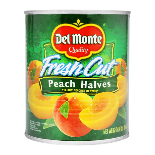 Đào cắt nửa trái ngâm nước đường Del Monte 825 g