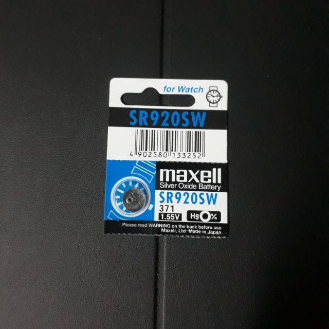 Pin maxell SR920SW 371
