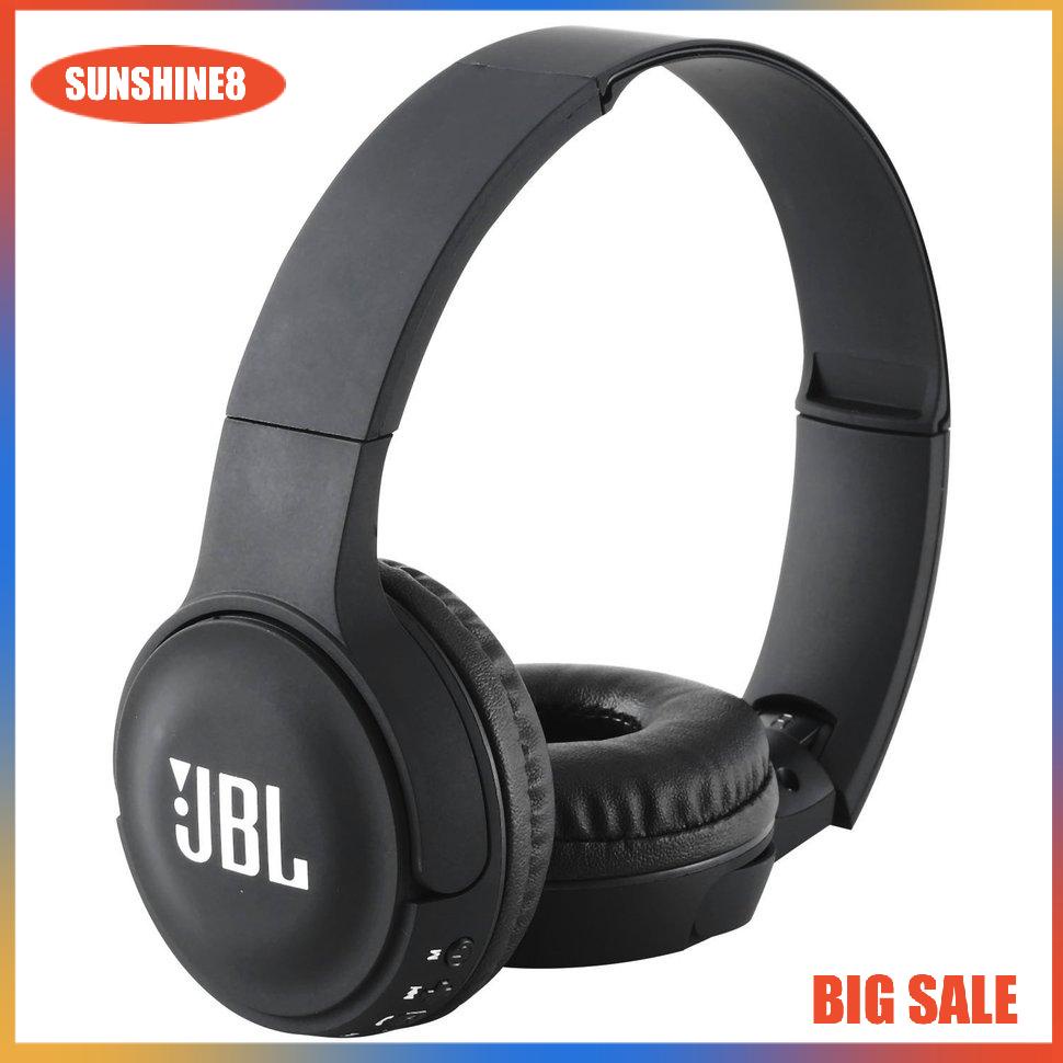 【SUN】E500BT Head-mounted Wireless Headsets Built-in Battery Music Sports Portable