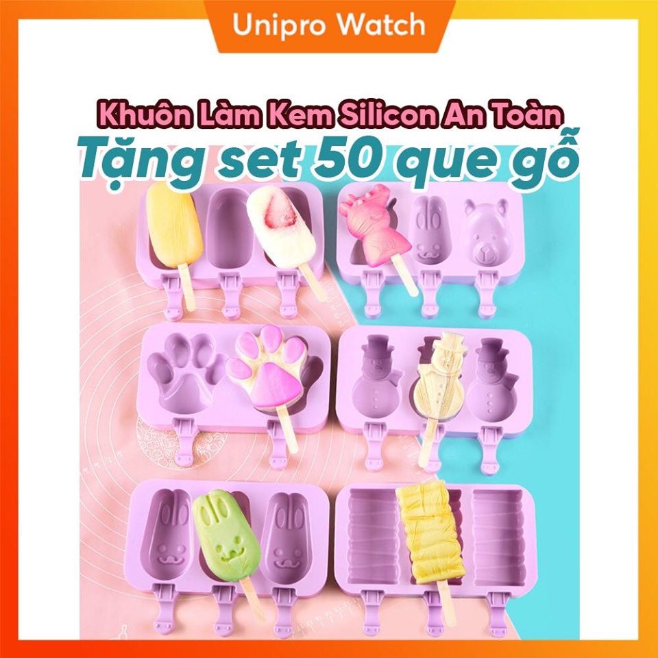 Khuôn Kem Silicon Siêu Cute