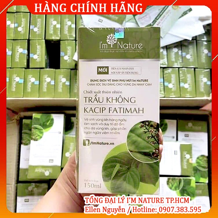 (+Quà) Dung Dịch Vệ Sinh Phụ Nữ Trầu Không I'm Nature 150ml