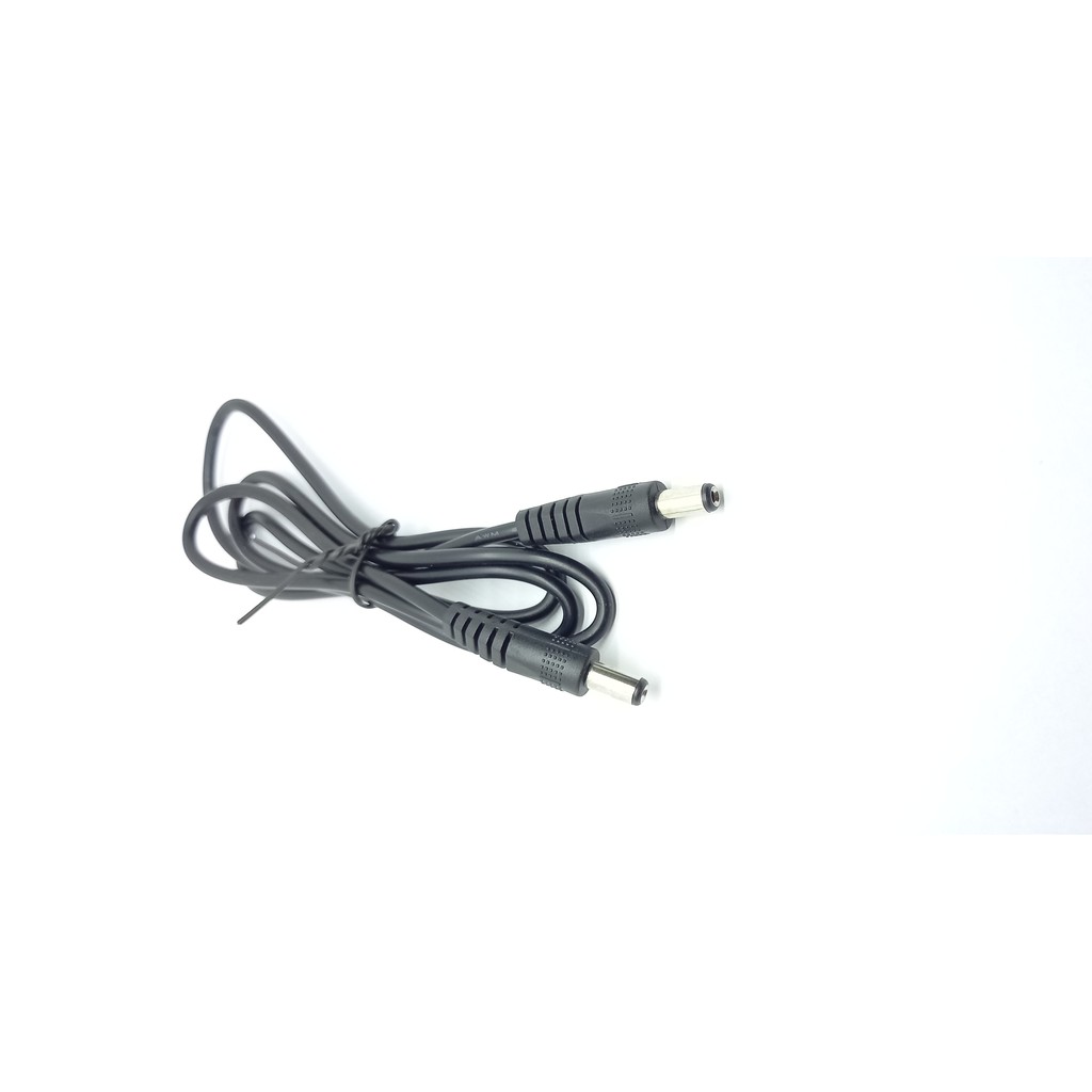 Dây DC hai đầu đực 5521/ Dây nối dài DC jack 5521 hai đầu đực