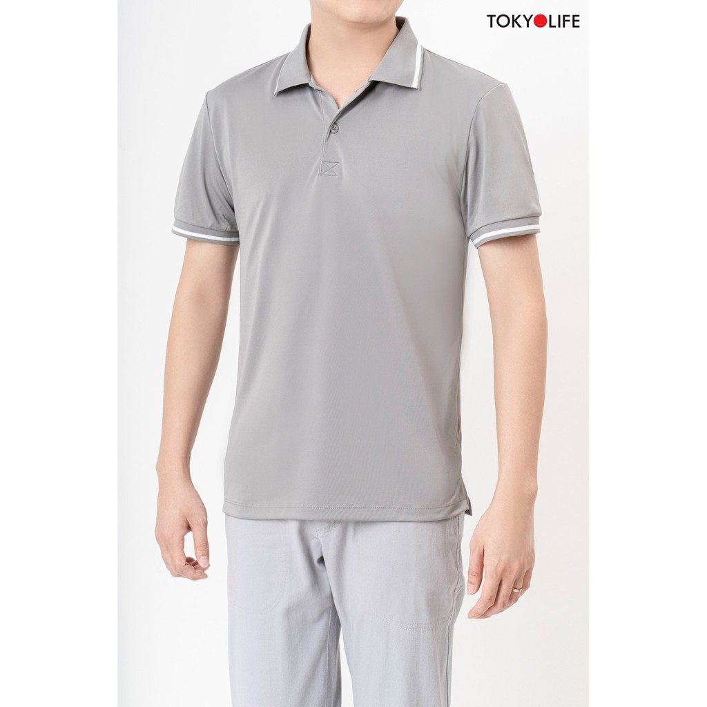 Áo Polo Nam Cotton Cao Cấp, Basic Sang Trọng Lịch Lãm TOKYOLIFE sang trọng, lịch thiệp I7POL505I