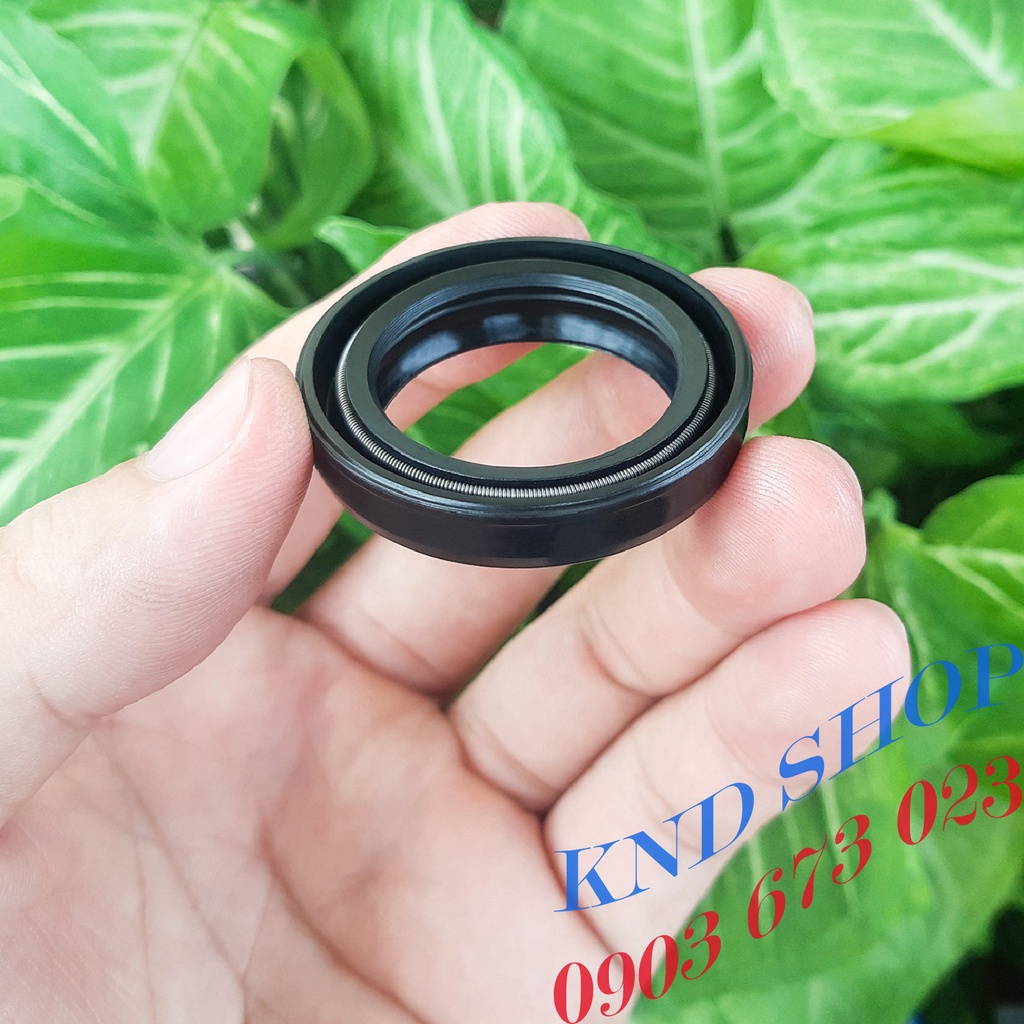 Phốt phuộc trước cho Honda SH, Dyland, @,...phụ tùng xe máy loại vòng đệm cao su 2 lò xo DC 33*45*8/10 | KND Shops