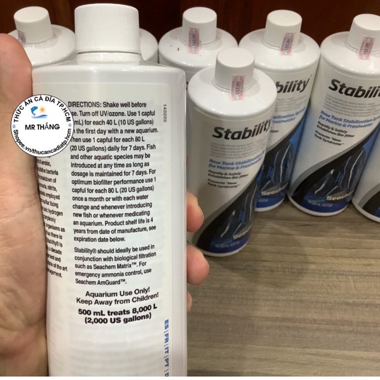 Seachem Stability : Hệ thống vi sinh cho bể cá