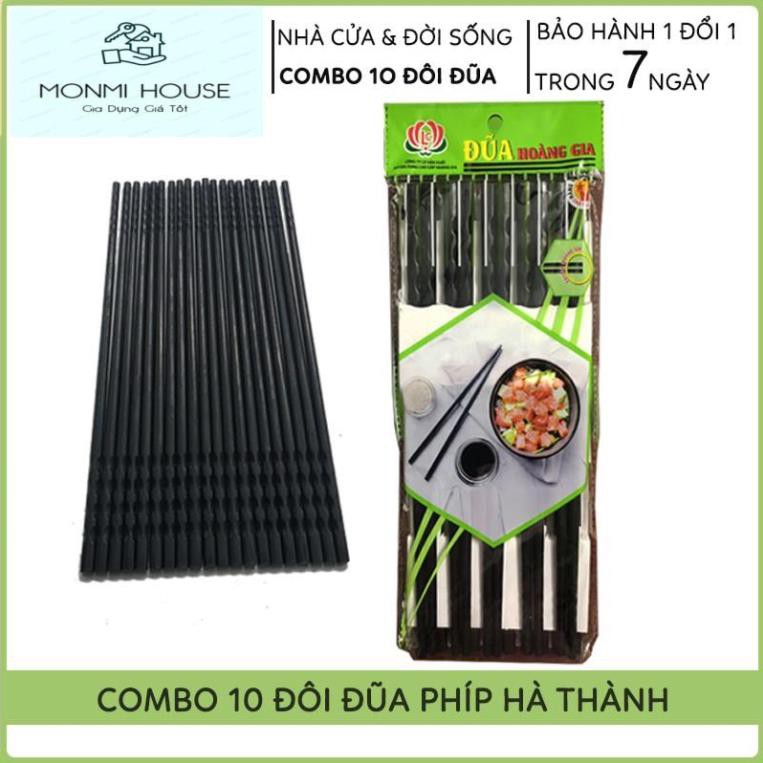 Set 10 Đôi Đũa Phíp Hà Thành, Chuyên Dùng Cho Nhà Hàng, Cửa Hàng Ăn, Gia Đình, Bán Giá Sỉ
