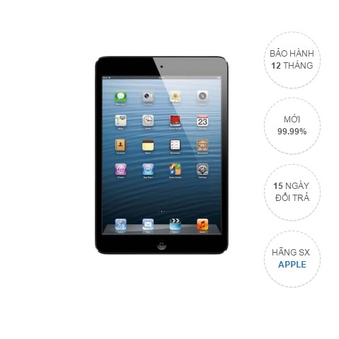 iPad Mini 3 4G/wifi (16GB) 99% | BigBuy360 - bigbuy360.vn