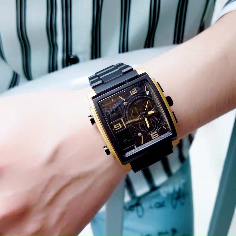 Đồng Hồ Skmei 1274 Hiển Thị Kép Kĩ Thuật Số Thạch Anh Đếm Ngược Báo Thức Chống Thấm Nước Cho Nam | BigBuy360 - bigbuy360.vn
