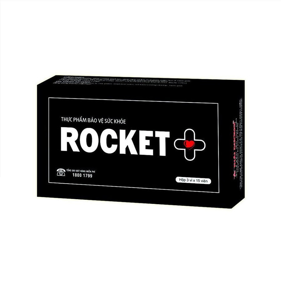 Thực Phẩm Bảo Vệ Sức Khoẻ Rocket + (Rocket plus) (CHÍNH HÃNG 100%) 45 viên | BigBuy360 - bigbuy360.vn