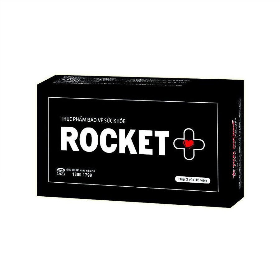 Thực Phẩm Bảo Vệ Sức Khoẻ Rocket + (Rocket plus) (CHÍNH HÃNG 100%) 45 viên