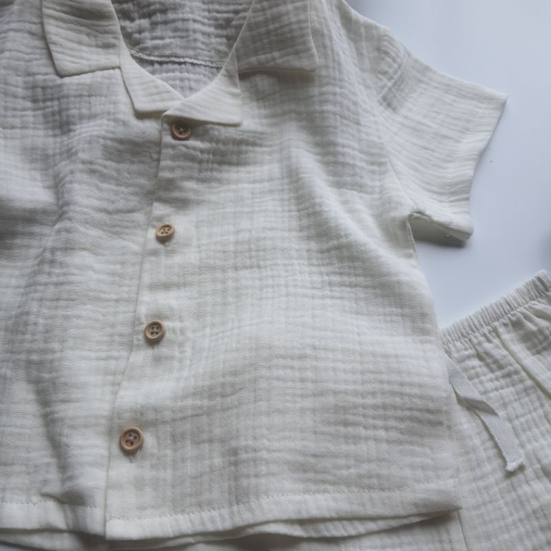 bộ pijama xô muslin