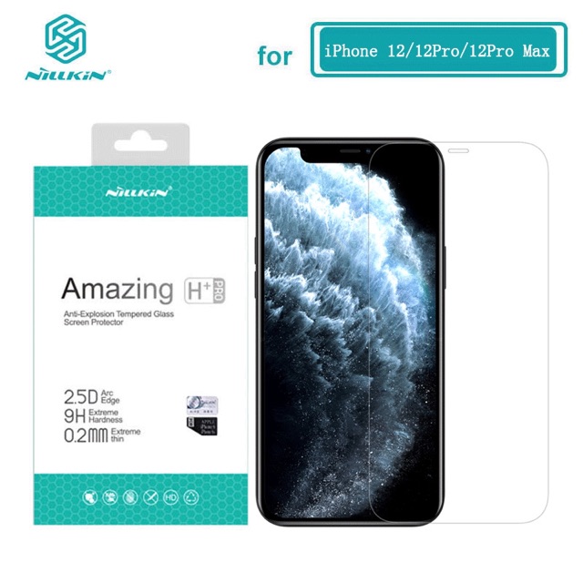 Kính cường lực Nillkin H+ Pro cho iPhone 12 Pro Max 6.7inch siêu mỏng cảm ứng cực nhạy ( Trong suốt )