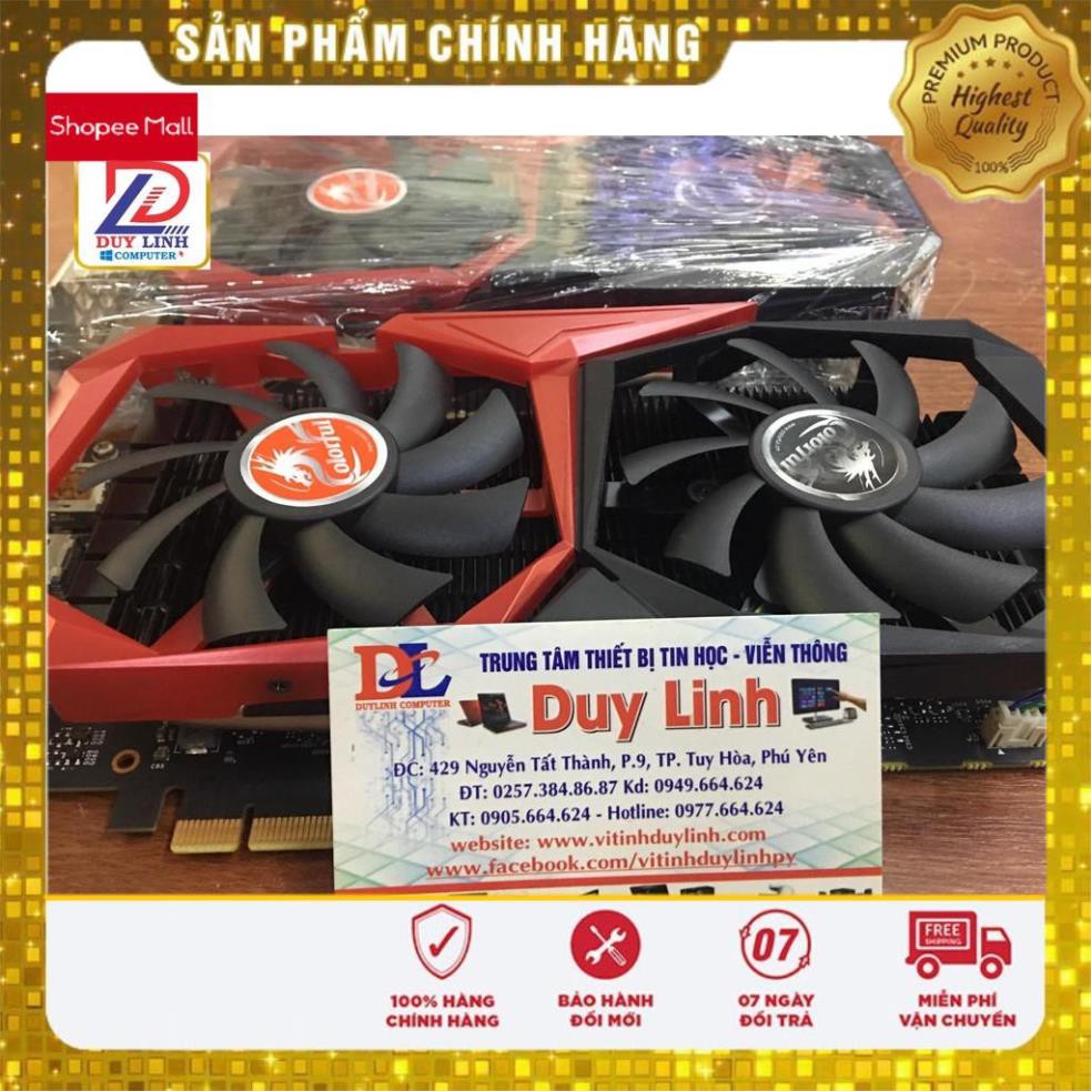 Siêu sale_ Vga GTX 1050ti 4G Colorful 2 fan game còn bảo hành đến 03/2022