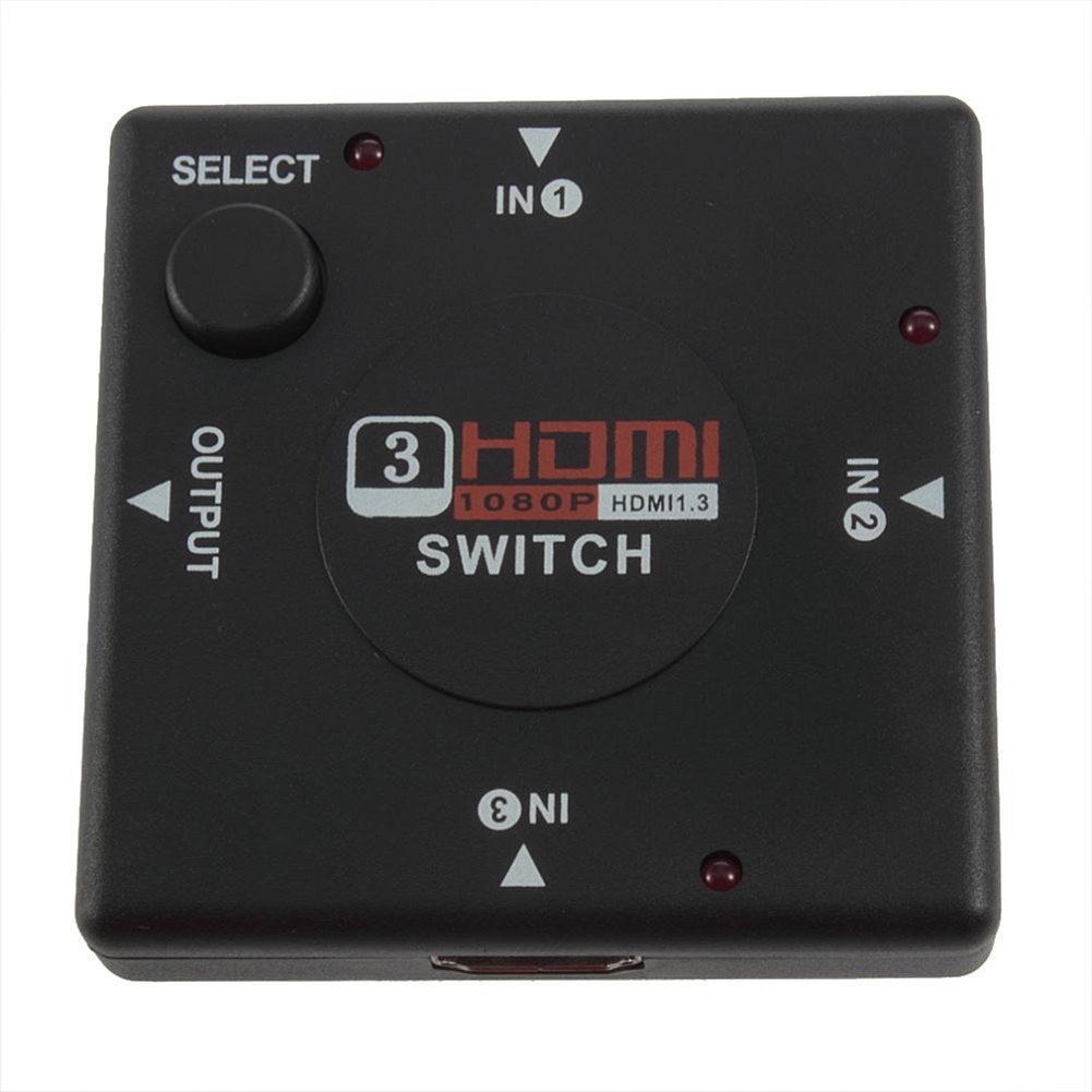 HDMI 3 Đầu Vào 1 Đầu Ra Chuyển Đổi Hub Switcher Splitter Box Cảng TV Home Projector HUB