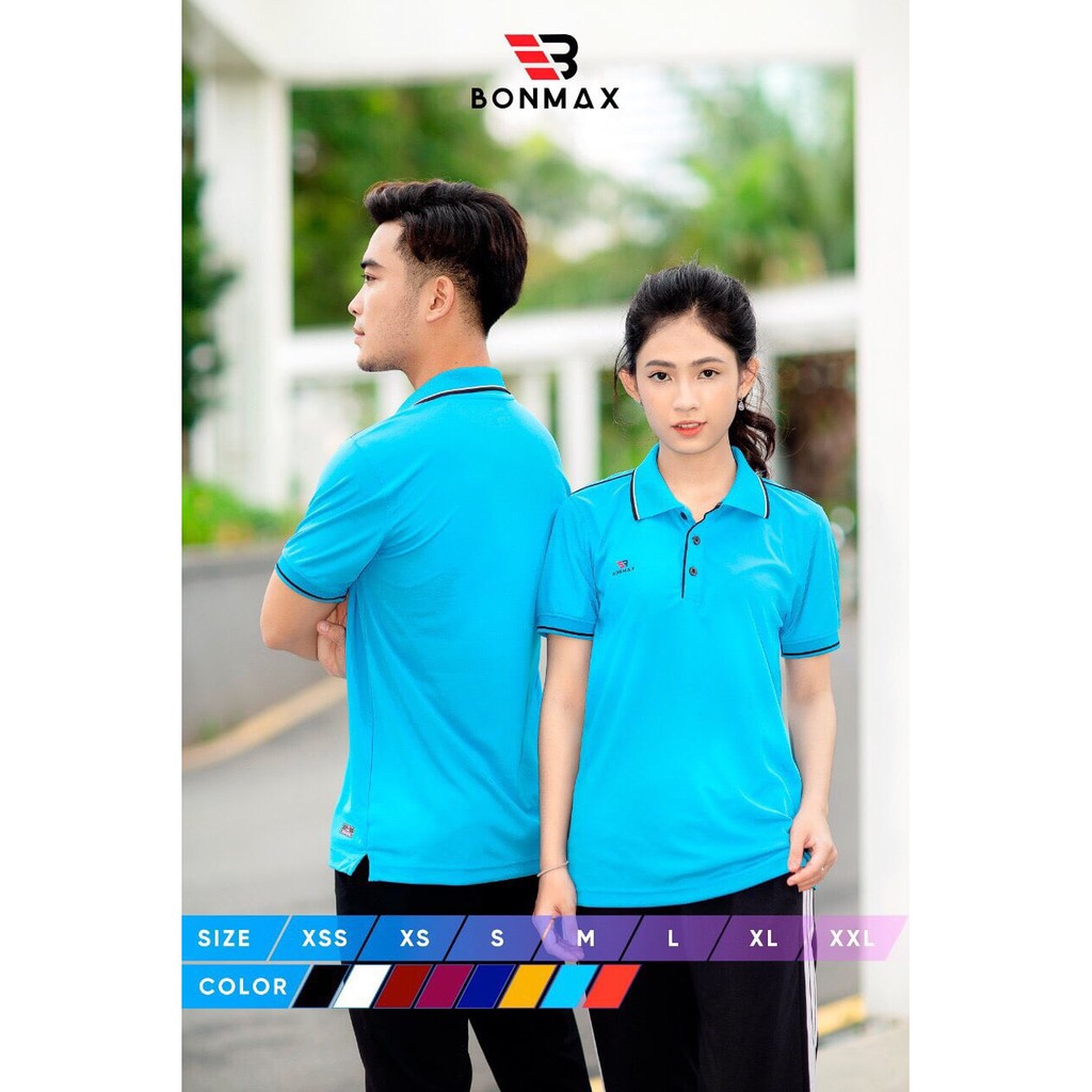 Áo Thun Đồng Phục Polo Bonmax Nhiều Màu Sắc, Đủ Size Từ XXS đến XXL Chất Vải Poly Cá Sấu Cao Cấp