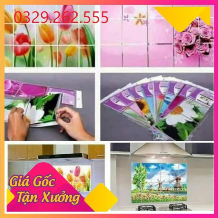 (Sale Khủng)  DÁN BẾP GA CHỐNG DẦU MỠ KHỔ TO (Nhiều hình đẹp)