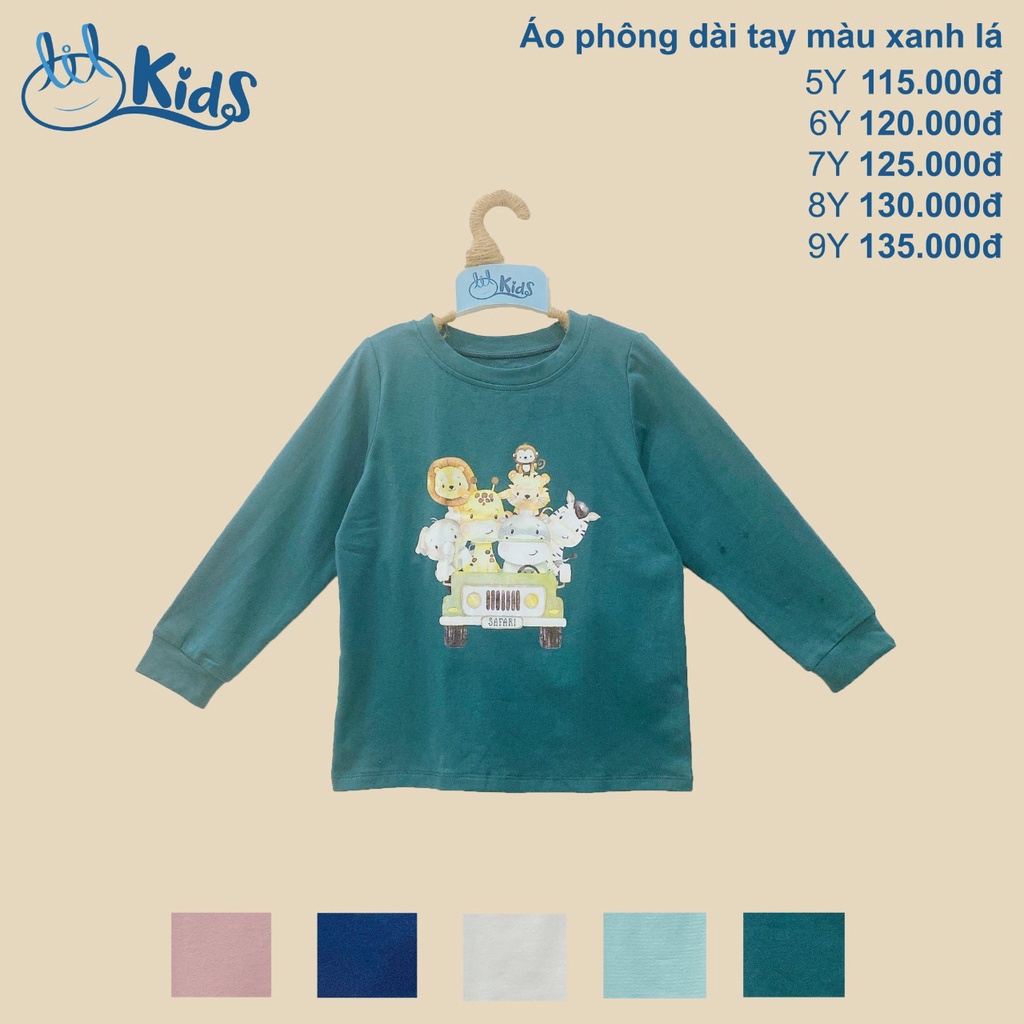Lillte Love - Áo dài tay dòng Kids cho bé trai bé gái từ 5 tuổi đến 9 tuổi by Lil