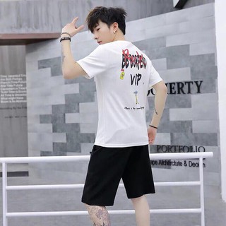 Đồ bộ nam, bộ đồ trắng bbbrfend sau lưng cao cấp