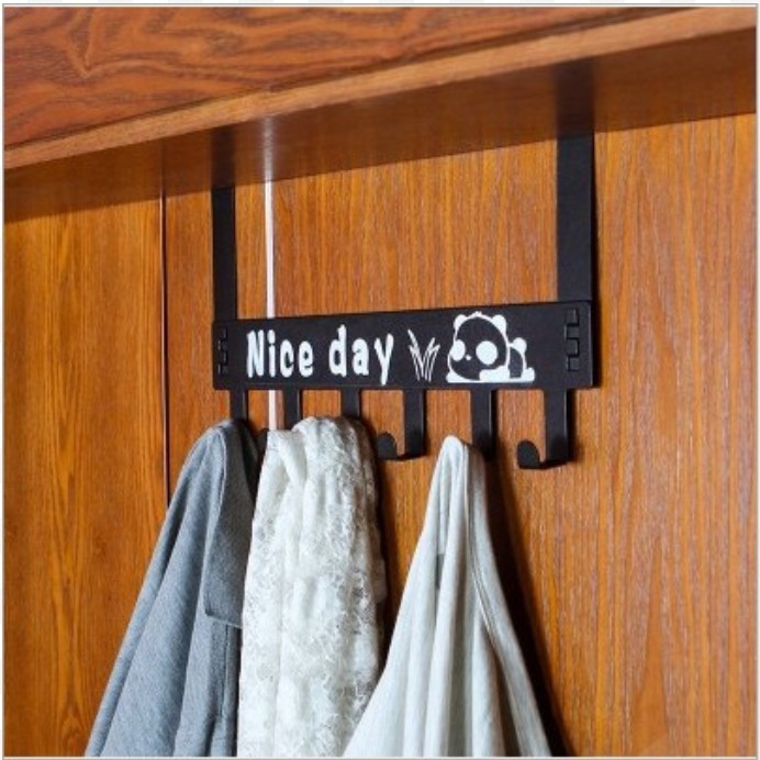 Móc quần áo treo cửa tủ N.DAY, móc treo đồ đa năng tiết kiệm diện tích không cần khoan tường