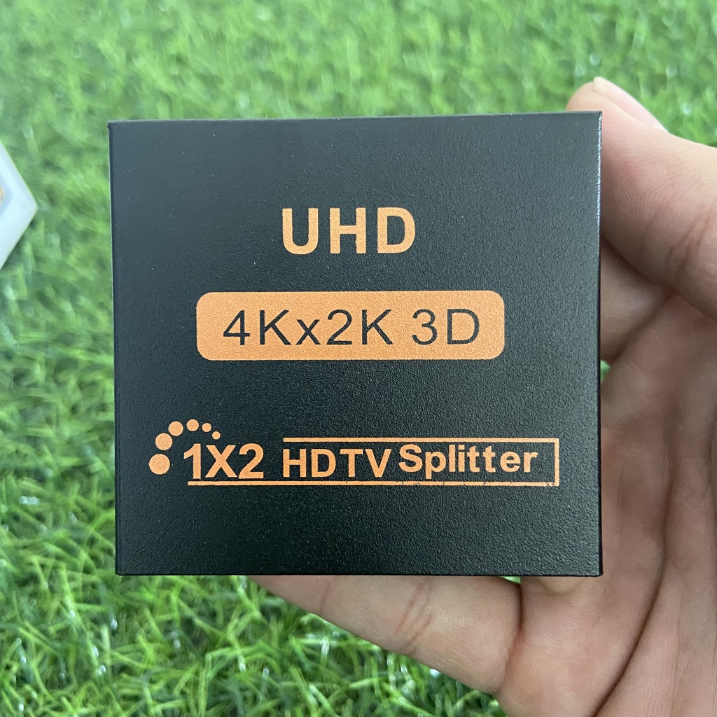 Bộ chia HDMI 1 ra 2 – HDMI Splitter 1x2 - chia cổng ra 2 màn hình TV, máy chiếu . HÀNG Y HÌNH Ạ...