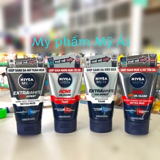 Sữa rửa mặt Nivea men 100g đủ 4 loại