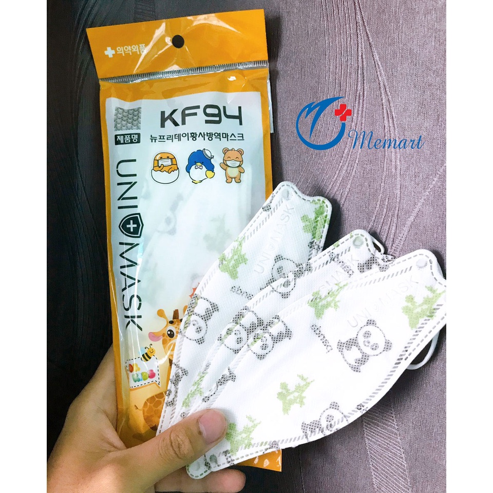 Khẩu Trang Uni Mask KF94 Công Nghệ Hàn Quốc 4D Kháng Khuẩn