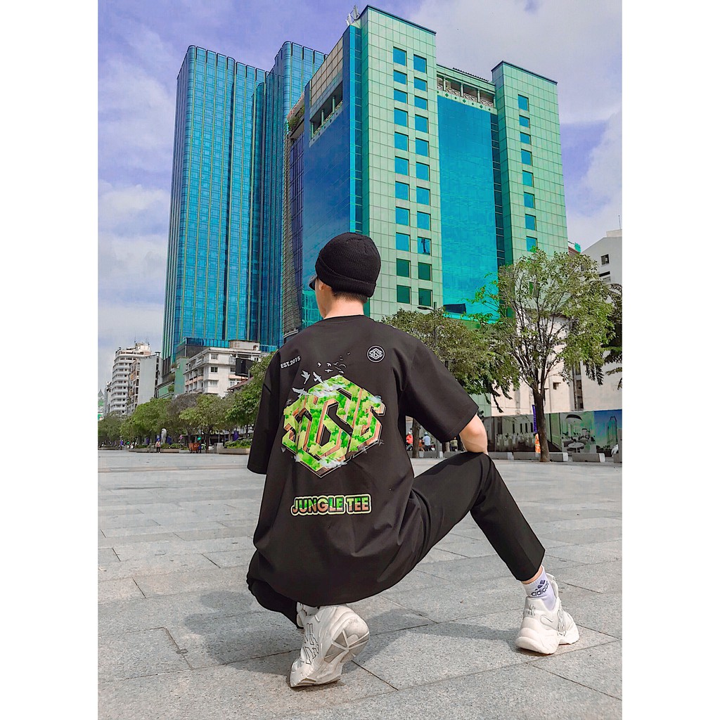 Áo thun unisex Jungle SGES streetwear form rộng nam nữ | BigBuy360 - bigbuy360.vn