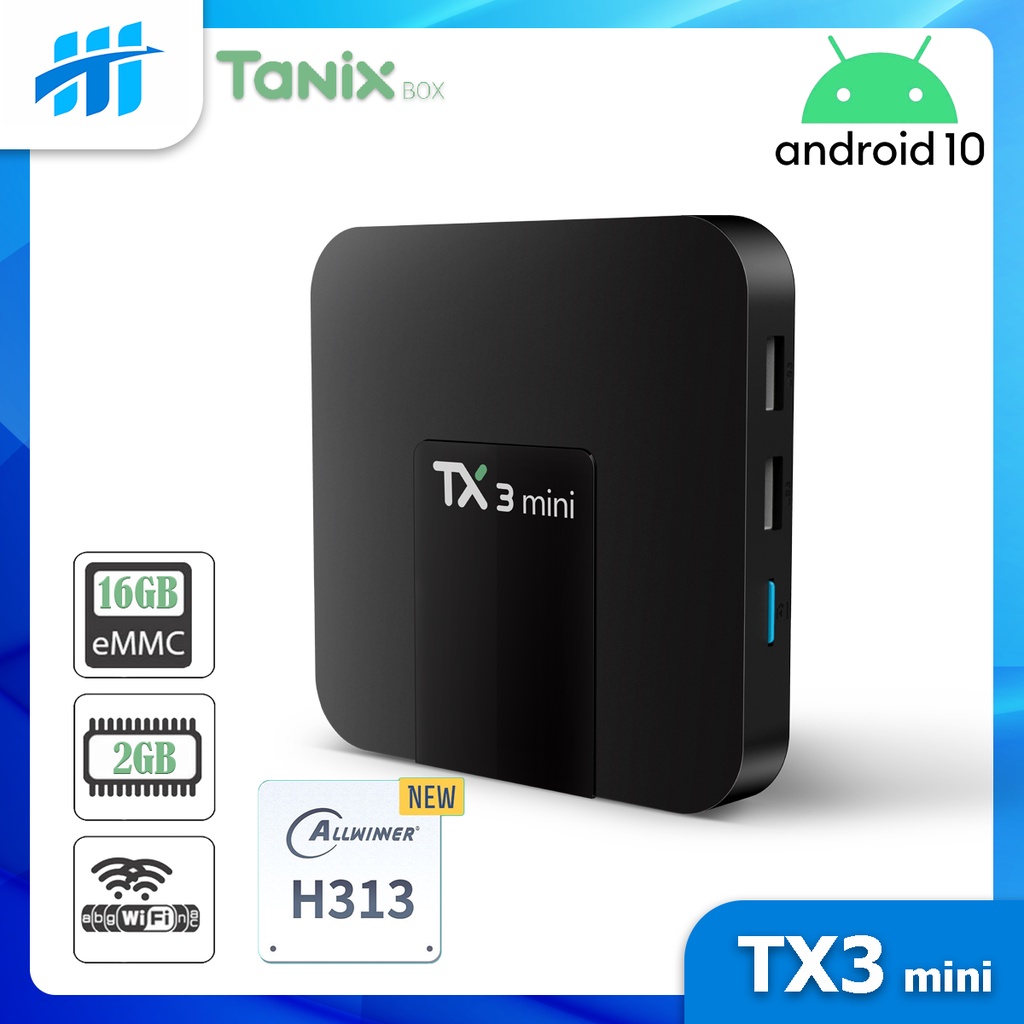 [Mã 1511ELSALE hoàn 7% đơn 300K] Android TV Box TX3 mini - Ram 2GB, bộ nhớ trong 16GB, Bluetooth